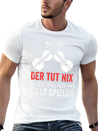 Der Tut Nix Cello Player T-Shirt