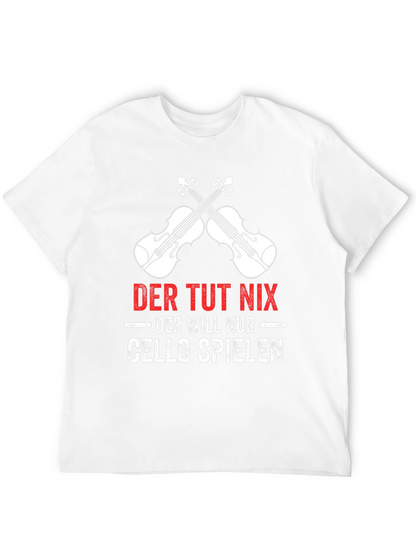 Der Tut Nix Cello Player T-Shirt