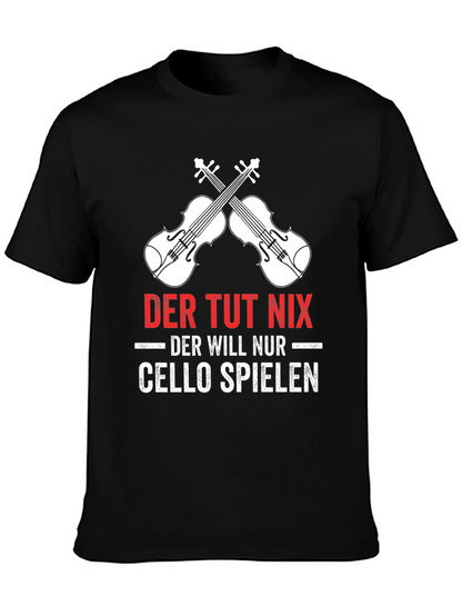 Der Tut Nix Cello Player T-Shirt