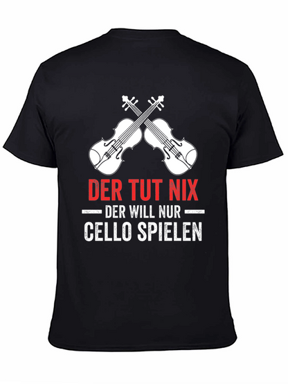 Der Tut Nix Cello Player T-Shirt