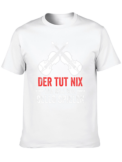 Der Tut Nix Cello Player T-Shirt