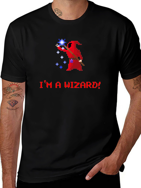 Im A Wizard! Retro Pixel Art T-Shirt