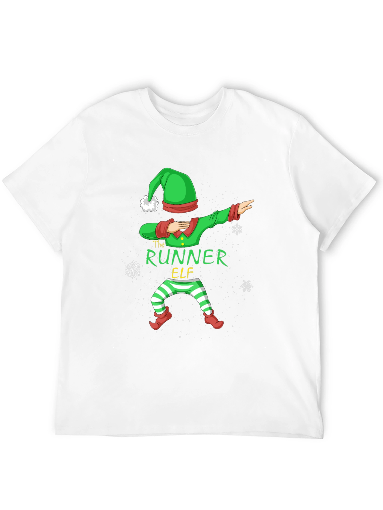 The Runner Elf Dab Christmas T-Shirt