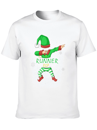 The Runner Elf Dab Christmas T-Shirt