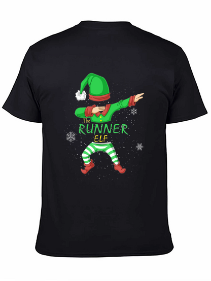 The Runner Elf Dab Christmas T-Shirt