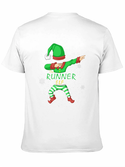The Runner Elf Dab Christmas T-Shirt