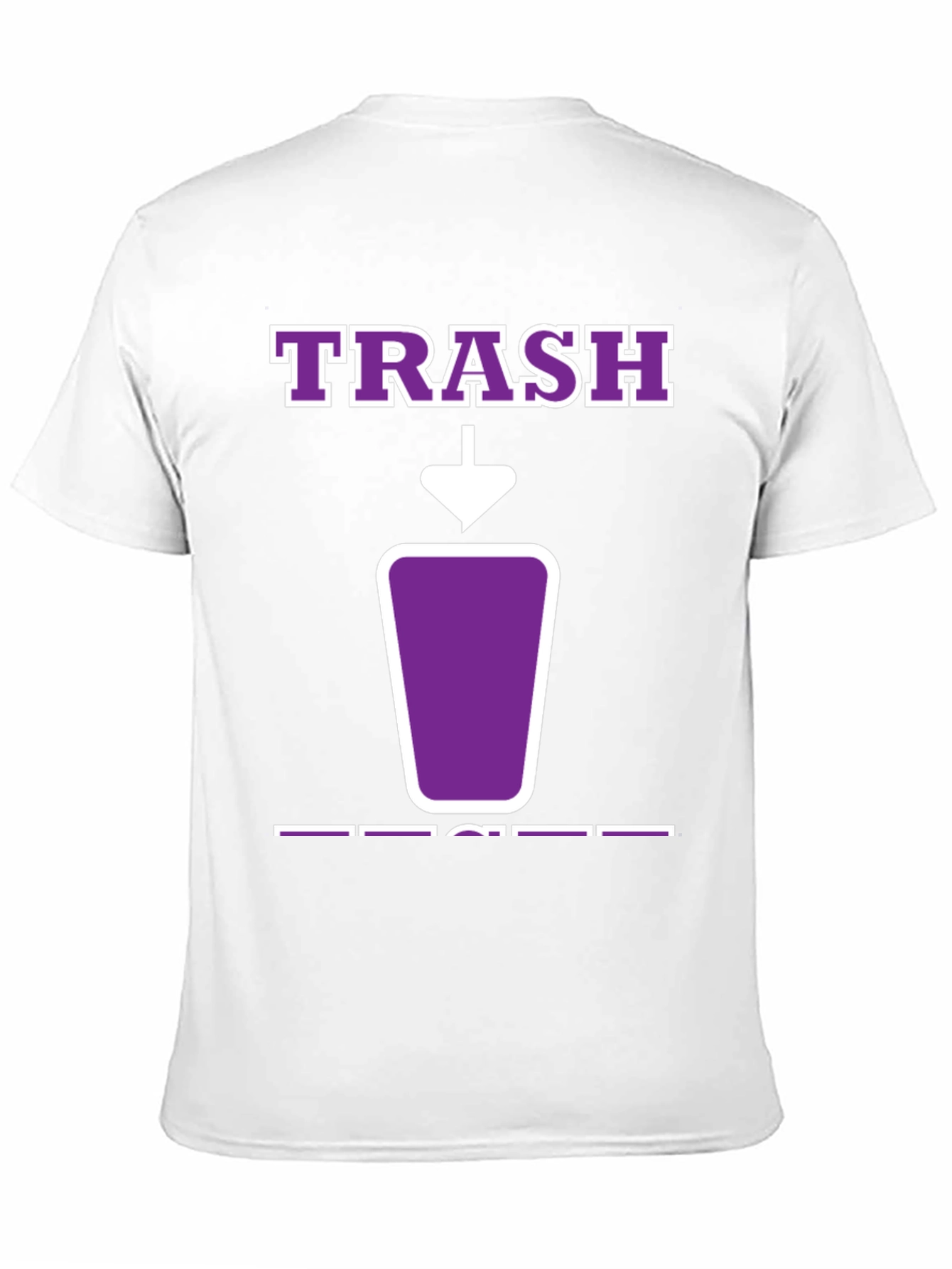Trash T-Shirt - Purple Graphic Tee