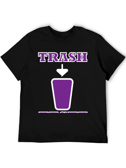 Trash T-Shirt - Purple Graphic Tee