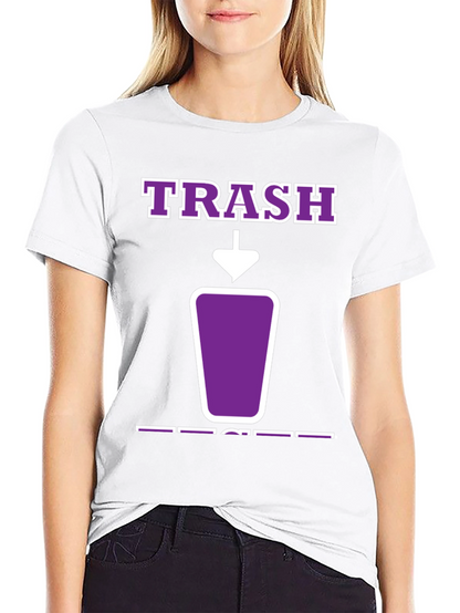 Trash T-Shirt - Purple Graphic Tee