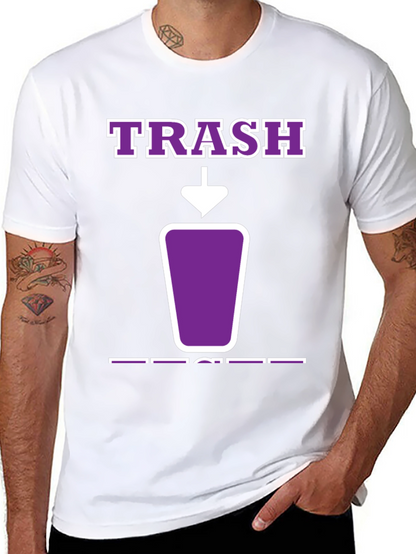 Trash T-Shirt - Purple Graphic Tee