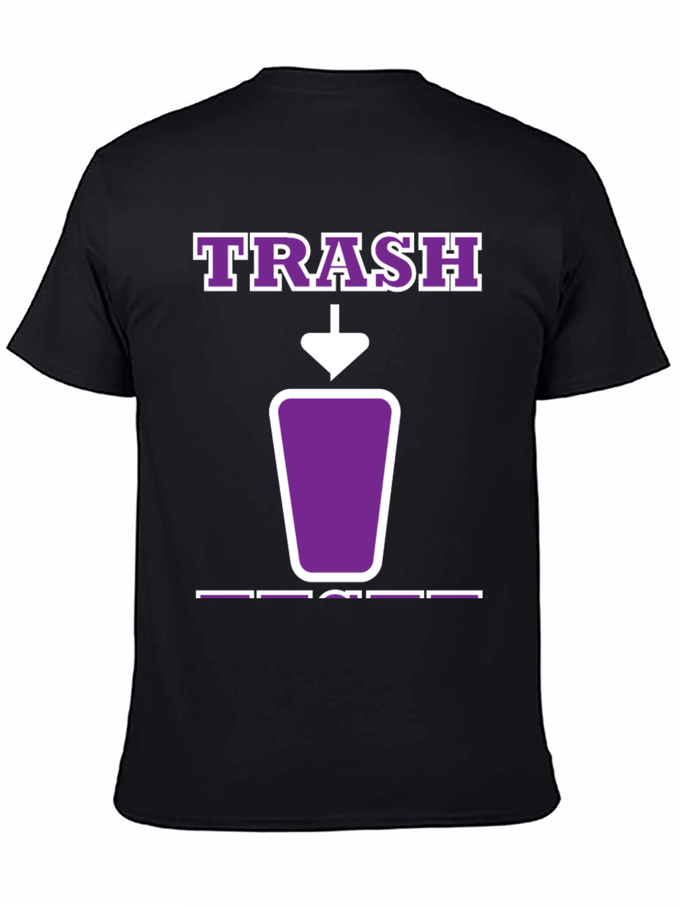 Trash T-Shirt - Purple Graphic Tee