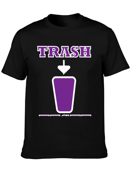 Trash T-Shirt - Purple Graphic Tee