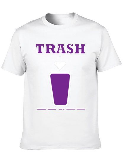Trash T-Shirt - Purple Graphic Tee