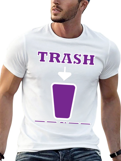 Trash T-Shirt - Purple Graphic Tee