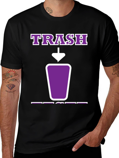 Trash T-Shirt - Purple Graphic Tee