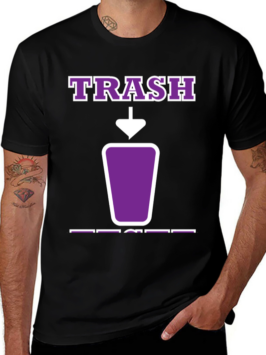 Trash T-Shirt - Purple Graphic Tee