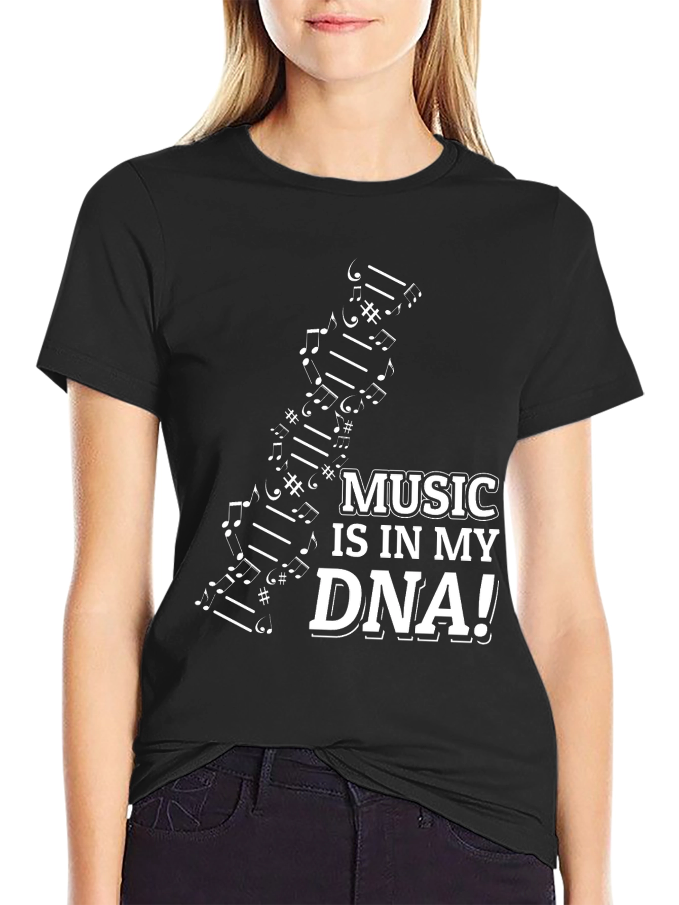 Music DNA Graphic T-Shirt - Musicians Tee