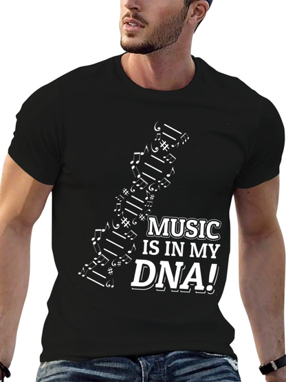 Music DNA Graphic T-Shirt - Musicians Tee