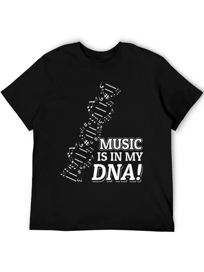 Music DNA Graphic T-Shirt - Musicians Tee
