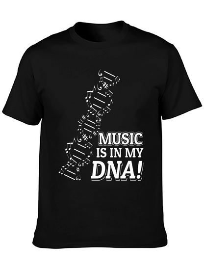 Music DNA Graphic T-Shirt - Musicians Tee