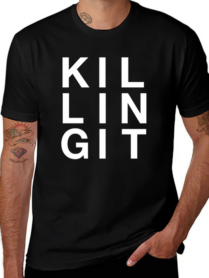 Killing It Black T-Shirt - Statement Tee