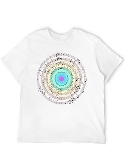 Musical Note Circle Graphic Tee