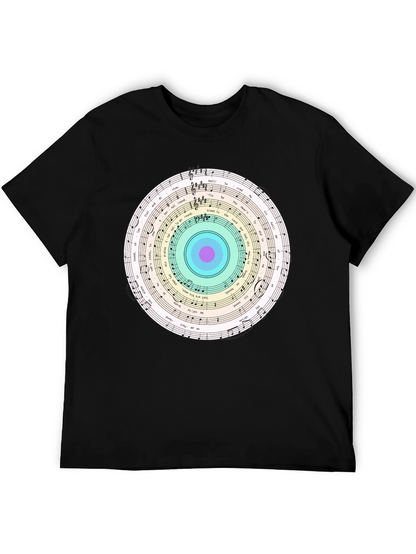 Musical Note Circle Graphic Tee
