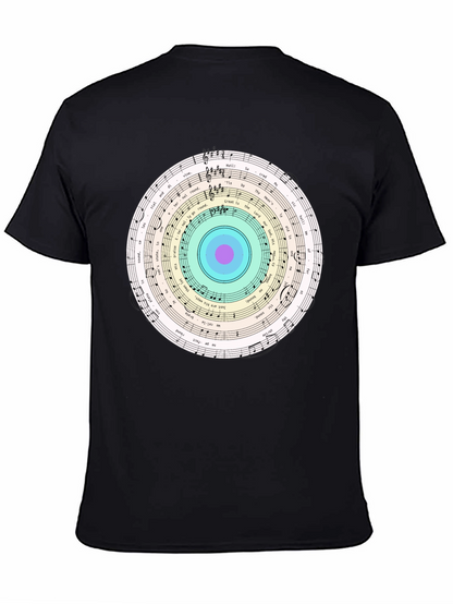 Musical Note Circle Graphic Tee