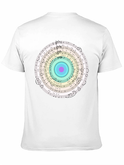 Musical Note Circle Graphic Tee