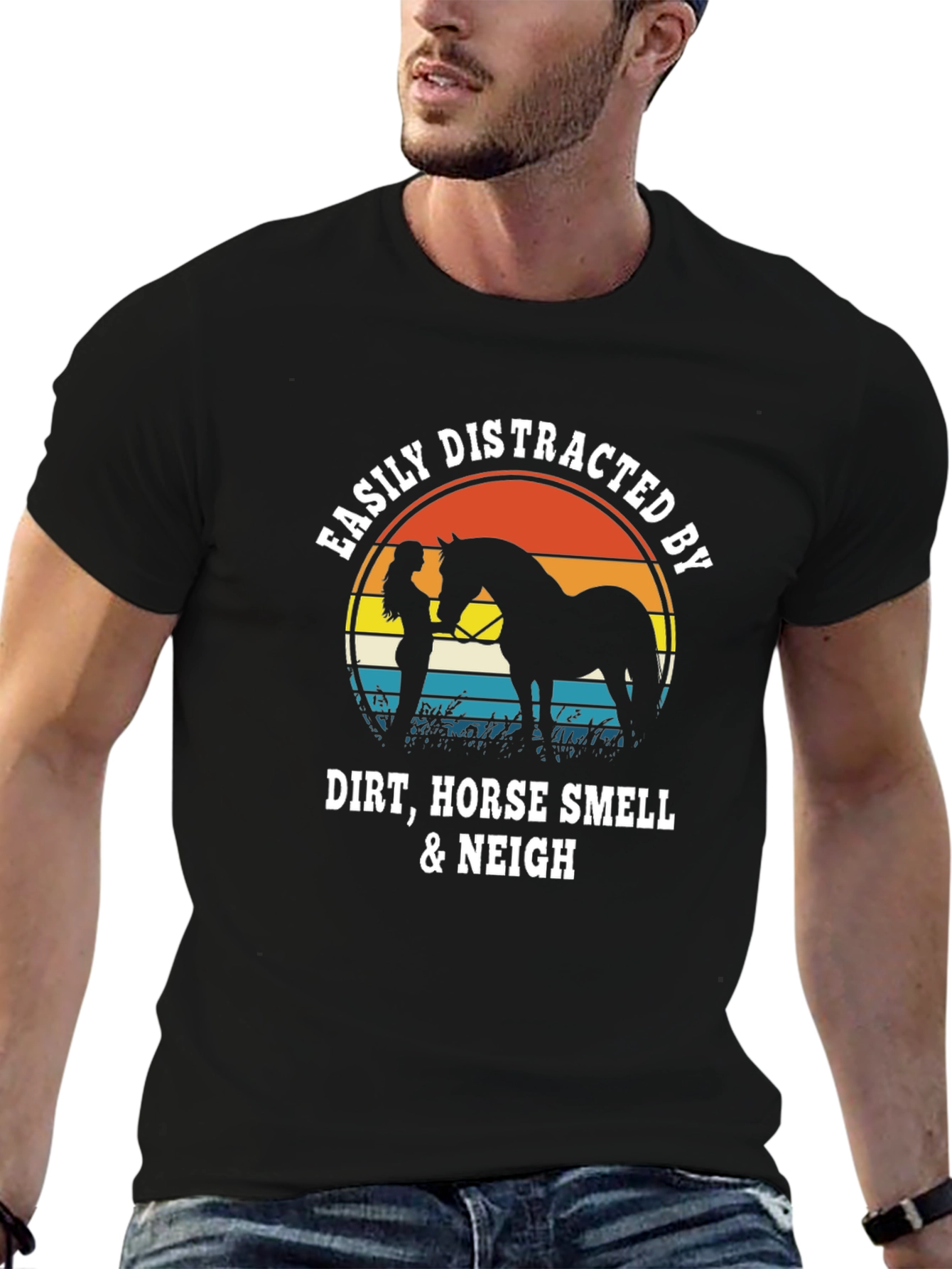 Easily Distracted By Horses T-Shirt