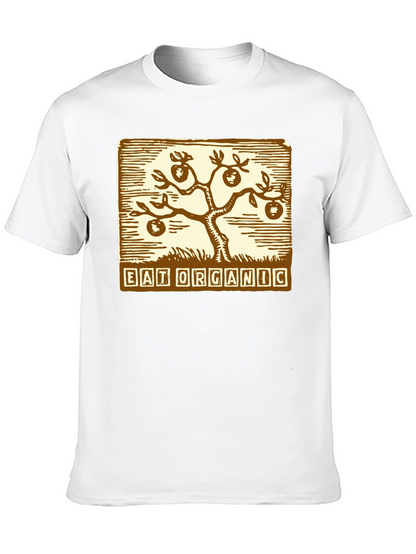 Eat Organic T-Shirt - Black Graphic Tee