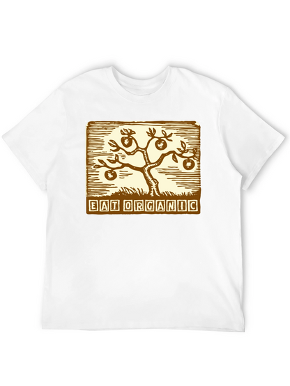 Eat Organic T-Shirt - Black Graphic Tee