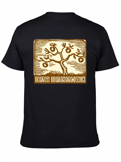 Eat Organic T-Shirt - Black Graphic Tee