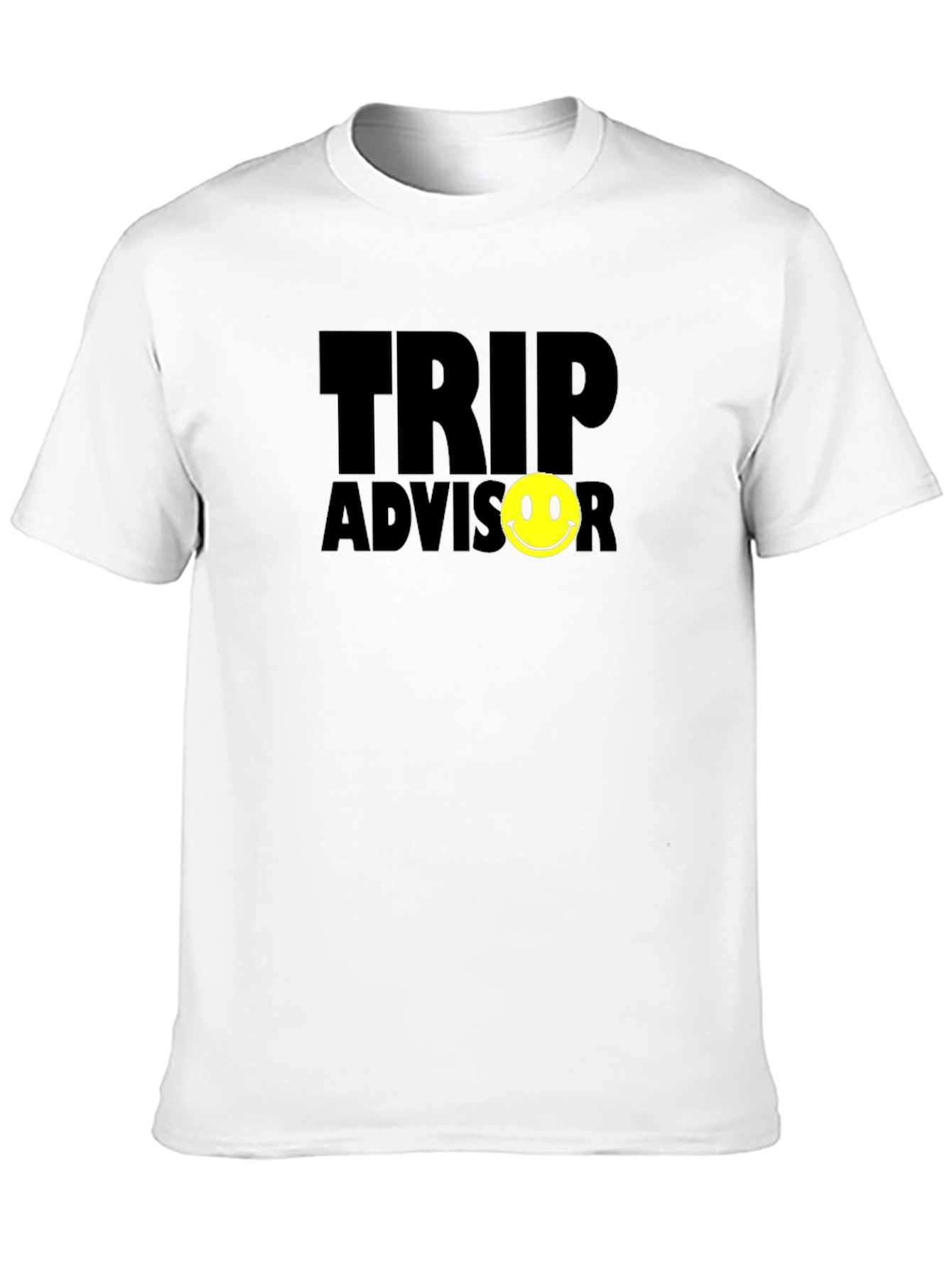 Trip Advisor Smiley Face Black T-Shirt