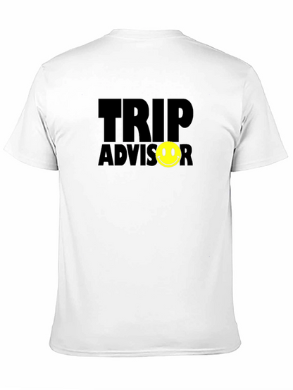 Trip Advisor Smiley Face Black T-Shirt