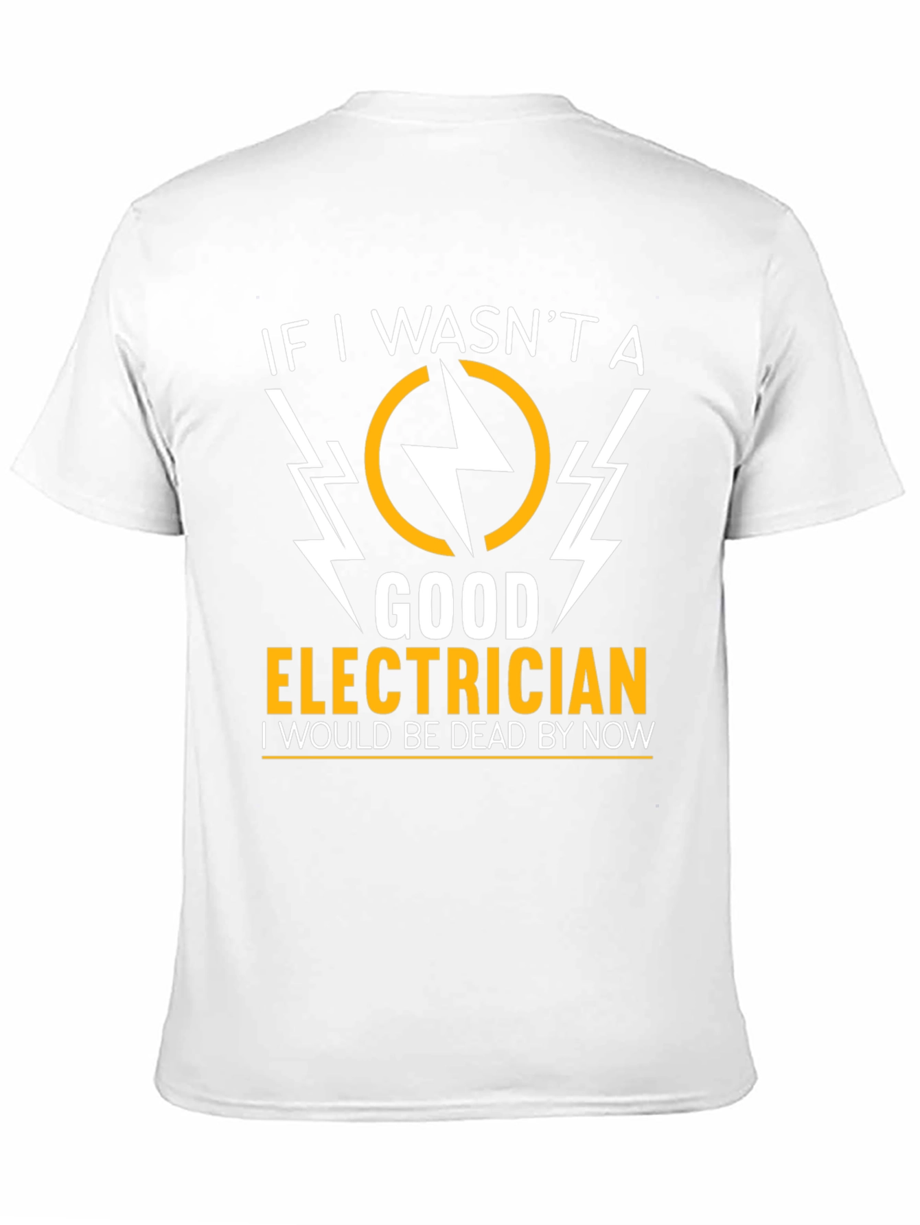 Electrician Humor Graphic T-Shirt - Black