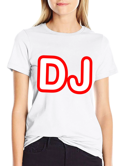 DJ Graphic Tee - Black Cotton T-Shirt