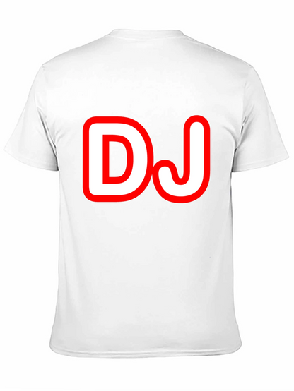 DJ Graphic Tee - Black Cotton T-Shirt