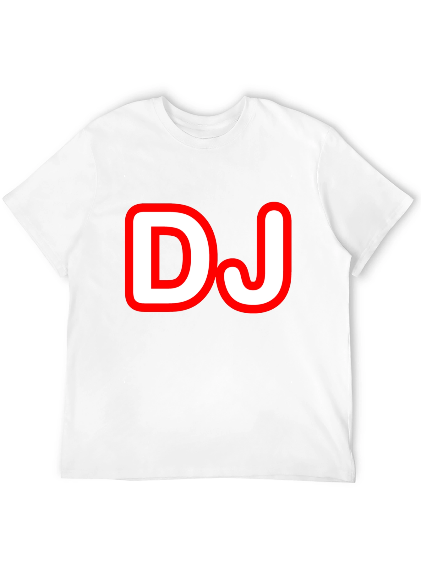 DJ Graphic Tee - Black Cotton T-Shirt