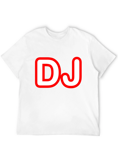DJ Graphic Tee - Black Cotton T-Shirt