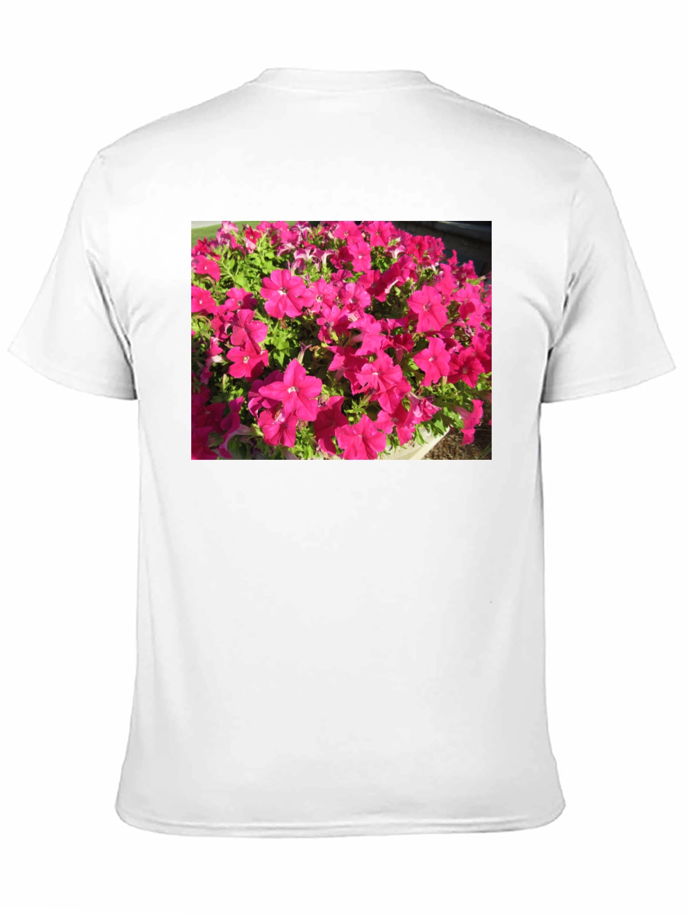 Floral Print Black T-Shirt - Bold & Vibrant