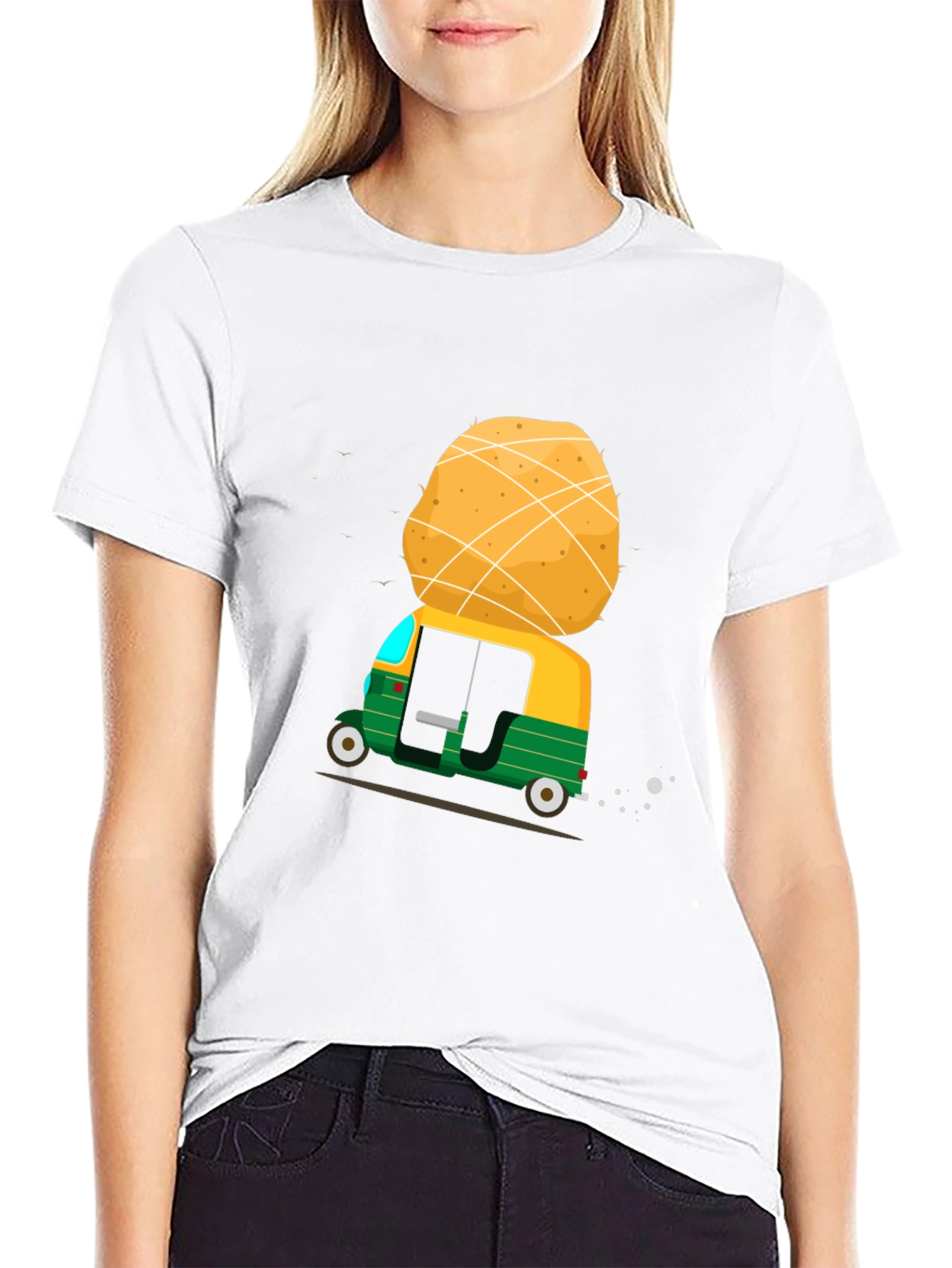 Potato Auto Rickshaw Graphic Tee