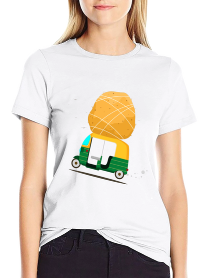 Potato Auto Rickshaw Graphic Tee