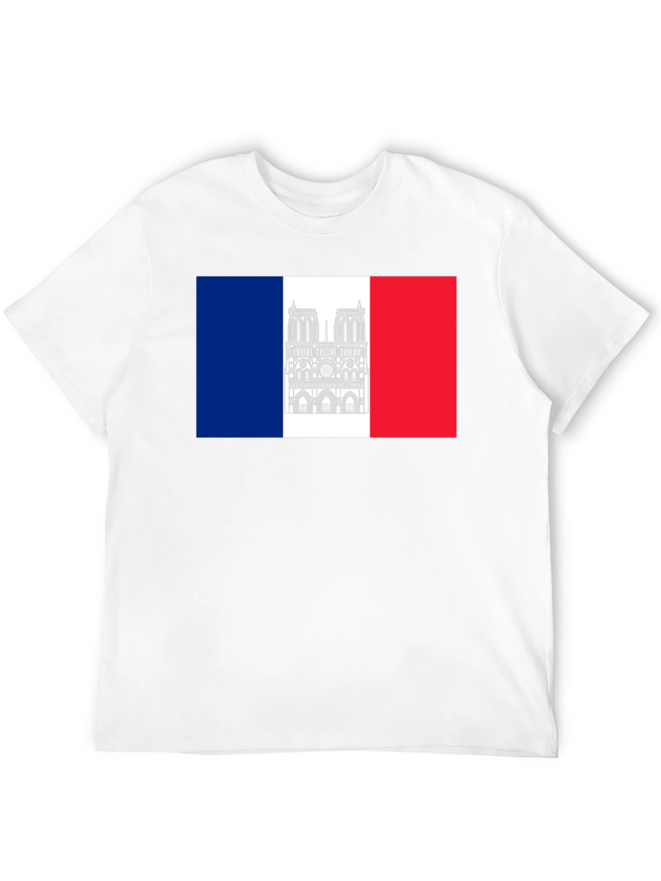 Notre Dame France Flag T-Shirt