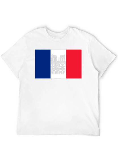 Notre Dame France Flag T-Shirt