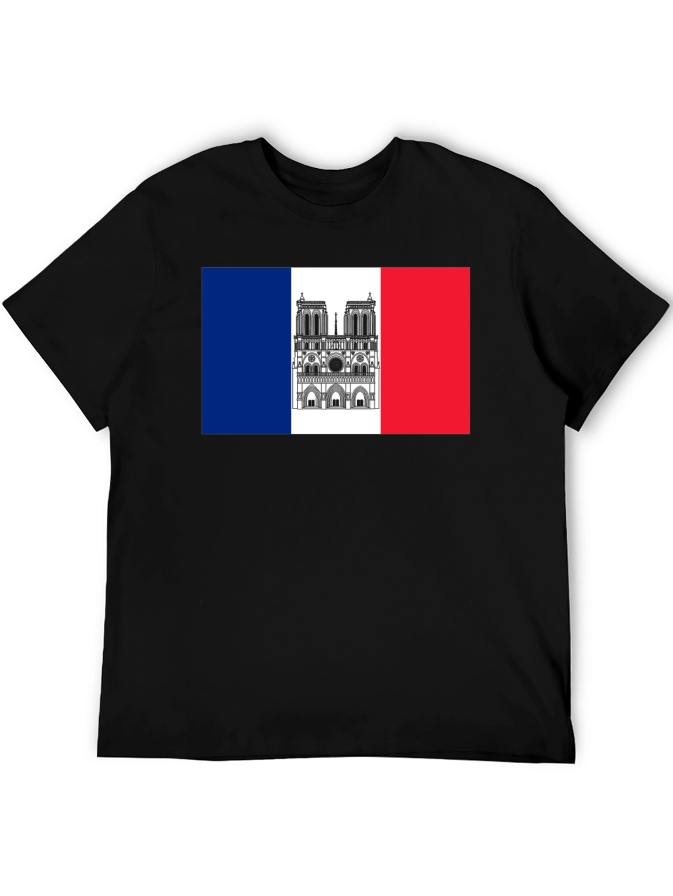 Notre Dame France Flag T-Shirt