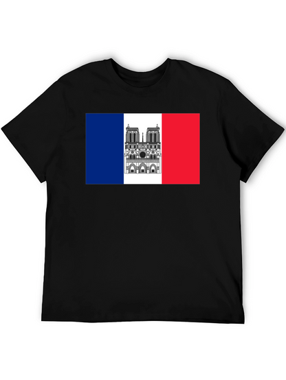 Notre Dame France Flag T-Shirt