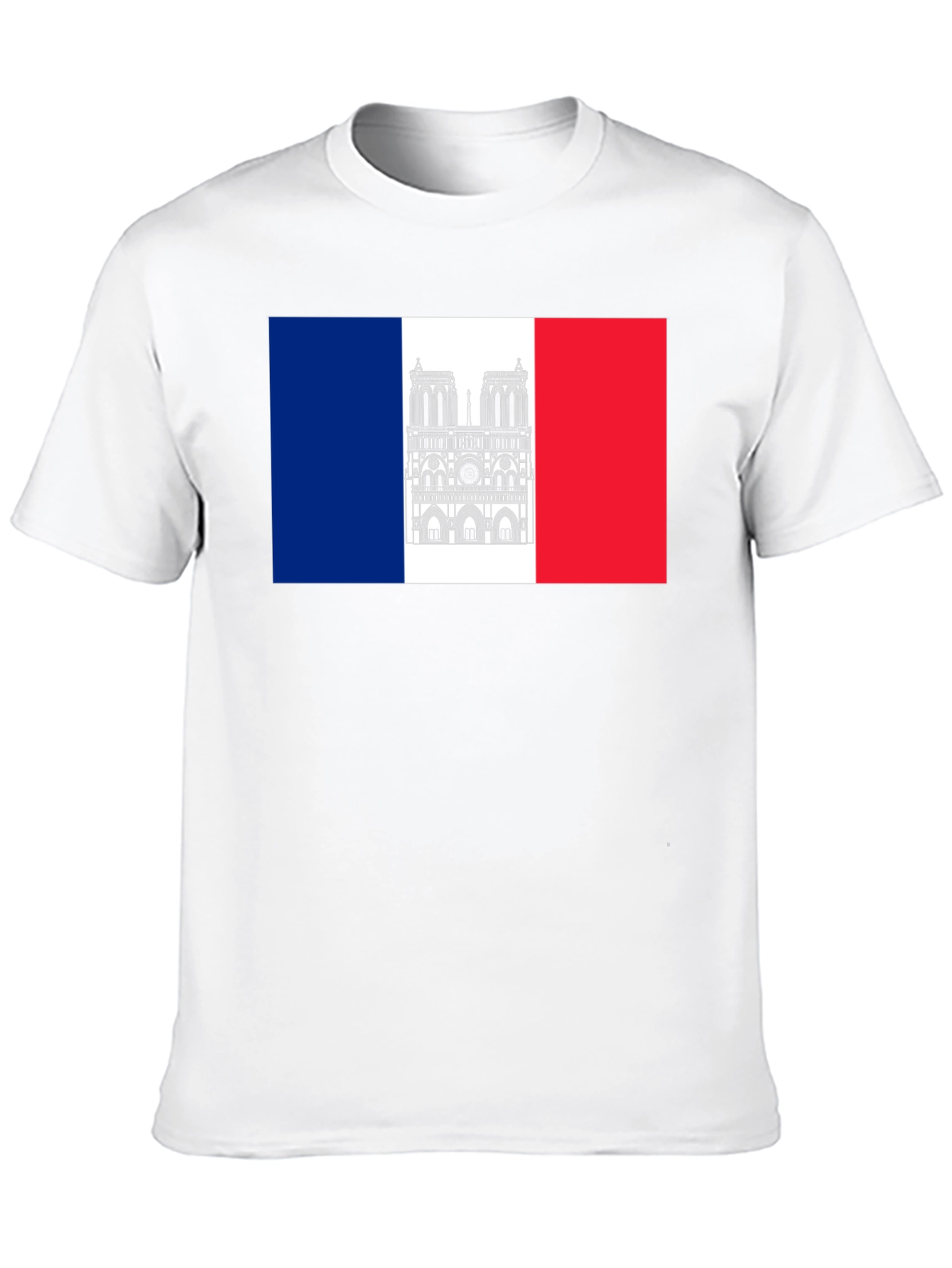 Notre Dame France Flag T-Shirt