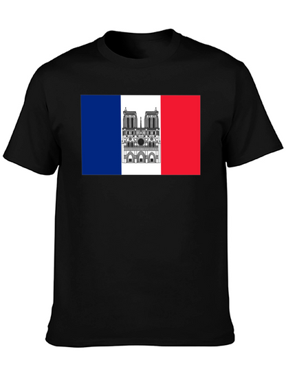 Notre Dame France Flag T-Shirt