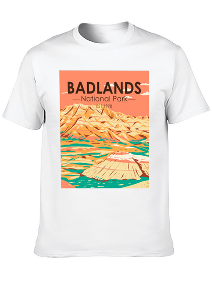 Badlands National Park T-Shirt - Retro Style